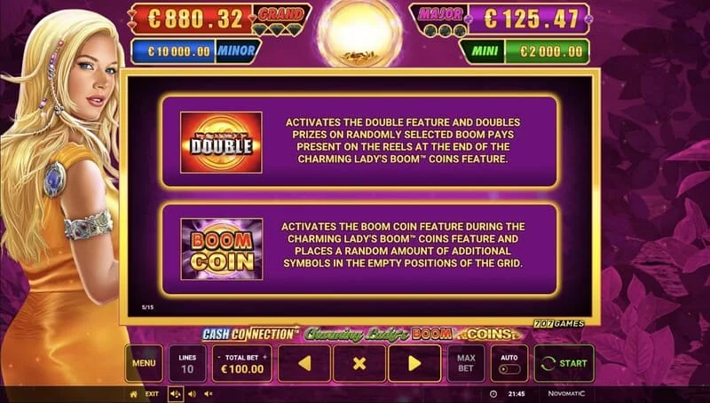 Cash Connection - Charming Lady's Boom Coins - kleepuv Boom Coin kordajaga